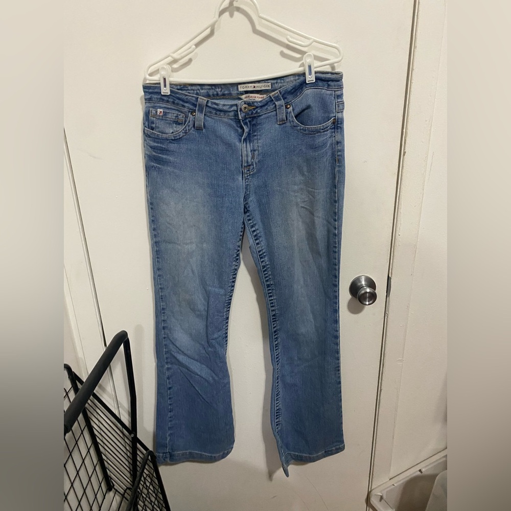 Tommy Hilfiger Low Rise Flare Blue Jeans